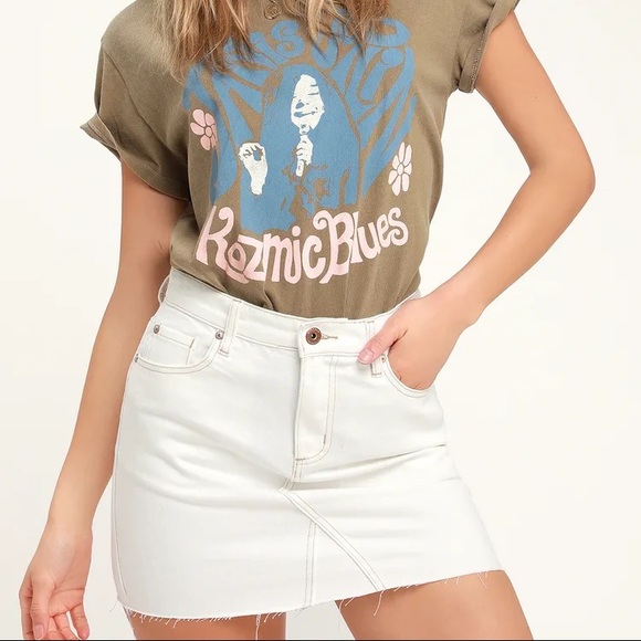 Pistola white denim skirt - Picture 3 of 7